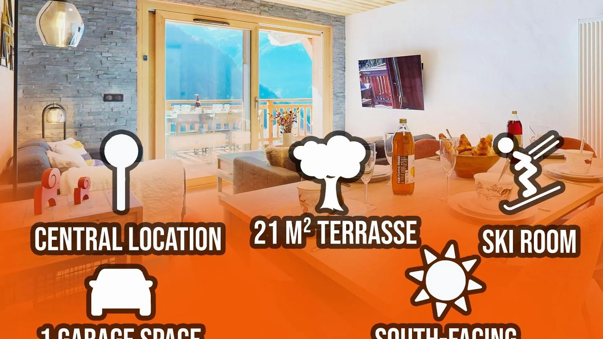 Localisation Centrale Et Vue Spectaculaire La Plagne